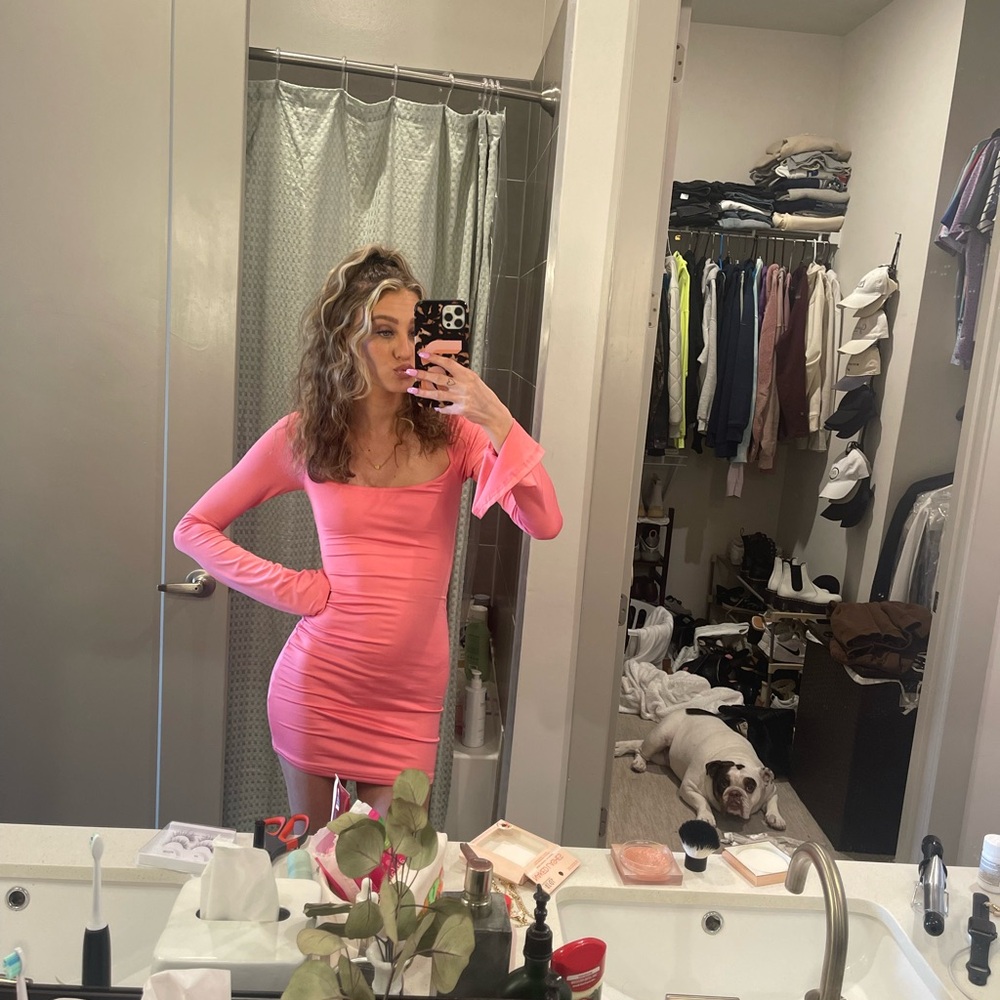 Lucy in the Sky Pink Mini Dress